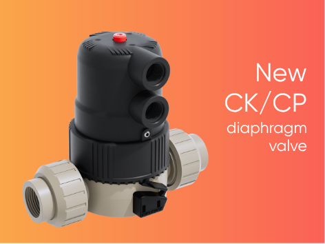 The FIP diaphragm valve range is evolving: here is the new CK/CP DualBlock®, one of the most compact available on the market. 
