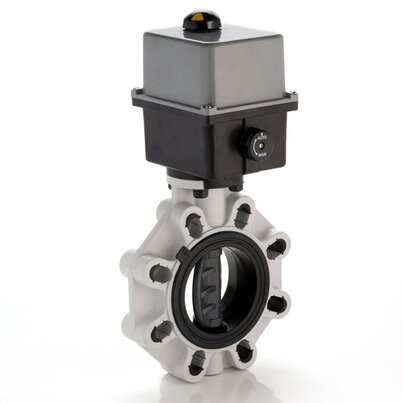 FKOM/CE 400V AC ISO-DIN DN 350-400 - electrically actuated butterfly valve