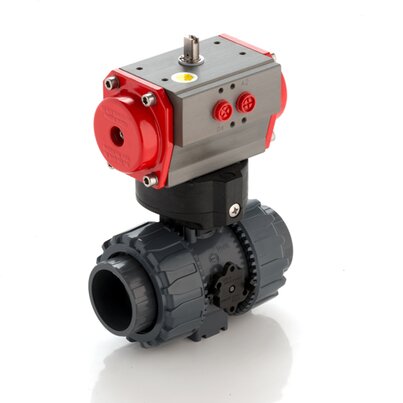 VKDFV/CP DA - Robinet cu sfera cu 2 cai DUAL BLOCK® actionat pneumatic DN 10:50