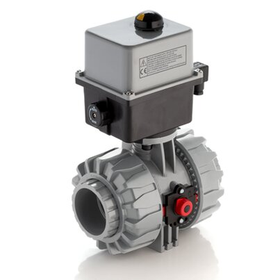 VKDIC/CE 24 V AC/DC - Robinet cu sfera cu 2 cai DUAL BLOCK® actionat electric DN 65:100