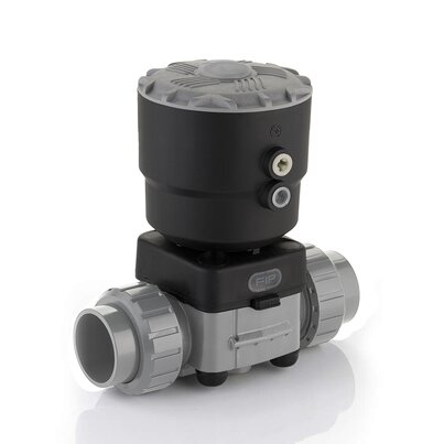 DKBDC/CP NC - Pneumatically actuated 2-way diaphragm valve PN6 DN 15:65