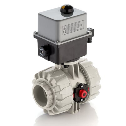 VKDIM/CE 24 V AC/DC - Robinet cu sfera cu 2 cai DUAL BLOCK® actionat electric DN 65:100