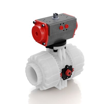 VKDIF/CP NC - Robinet cu sfera cu 2 cai DUAL BLOCK® actionat pneumatic DN 65:100