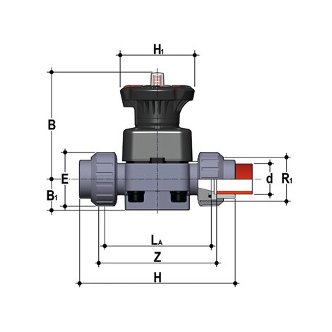 DKUIM - DIALOCK® 2-way diaphragm valve DN 15:65
