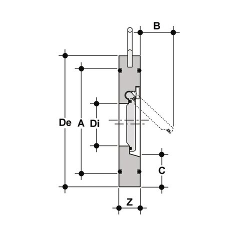 CROV - Wafer check valve DN 40:300