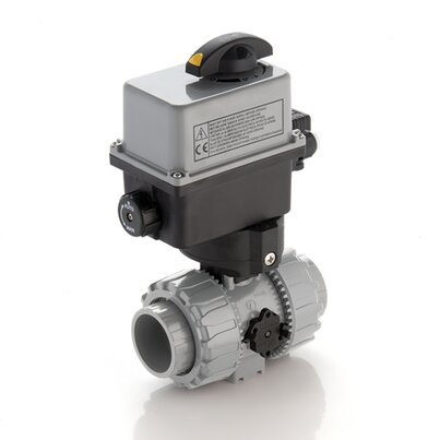 VKDIC/CE 24 V AC/DC - Electrically actuated DUAL BLOCK® 2-way ball valve DN 10:50