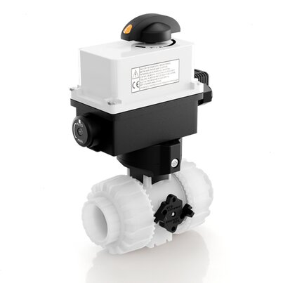 VKROF/CE 24 V AC/DC 4-20 mA - Electrically actuated DUAL BLOCK® regulating ball valve DN 10:50