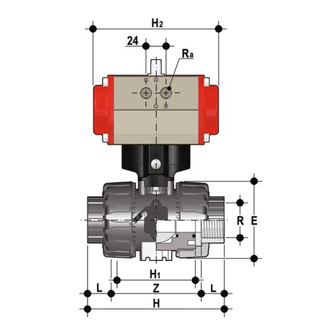 VKDNC/CP DA - Ball valve DN 10:50