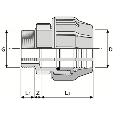 511 - Male adaptor