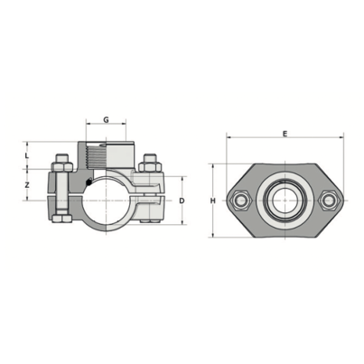 503 - Clamp saddle