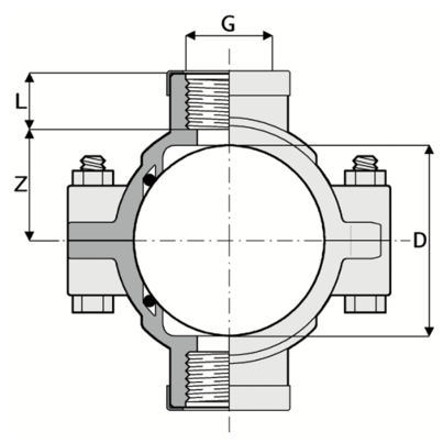 508 - Clamp saddle