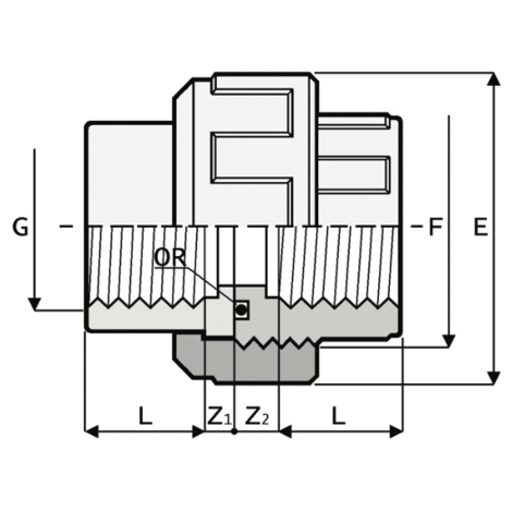 LKDAV - Robinet cu bilă cu 3 căi DUAL BLOCK® DN 10:50