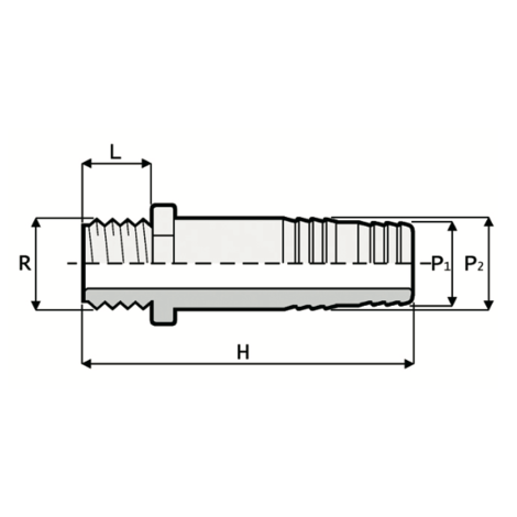 PO2 - Hose adaptor PO2 - Hose adaptor