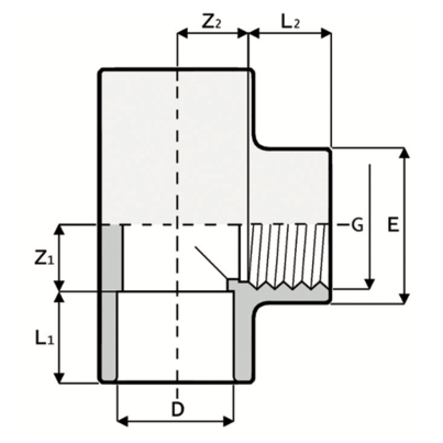 TI3 - 90° Tee