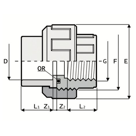 LKDAV - Robinet cu bilă cu 3 căi DUAL BLOCK® DN 10:50