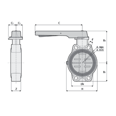 1V800 - Butterfly valve