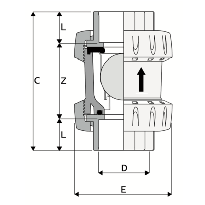 LKDAV - DUAL BLOCK® 3-Utas gömbcsap