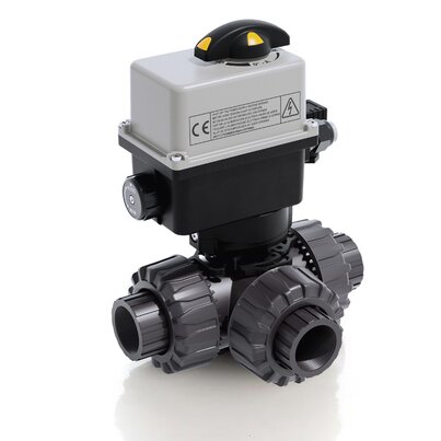 LKDNV/CE 90-240 V AC - Supapă cu bilă cu 3 căi DUAL BLOCK® acționată electric DN 10:50