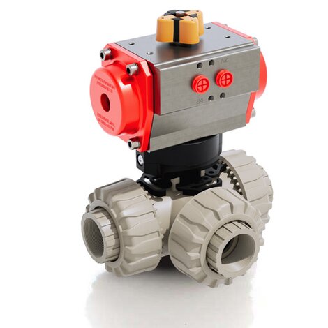 TKDFM/CP SA - Pneumatically actuated ball valve DN 10:50
