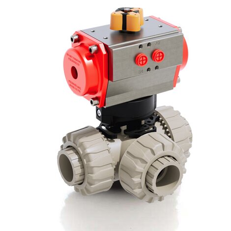 TKDIM/CP DA - Pneumatically actuated ball valve DN 10:50