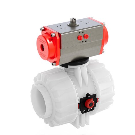 VKDIF/CP DA - Pneumatically actuated ball valve DN 65:100
