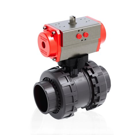 VXEIV/CP DA - pneumatically actuated Easyfit 2-way ball valve