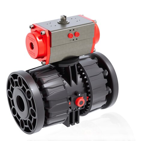 VKDOV - VKDOAV /CP NC - Pneumatically actuated ball valve DN 65:100