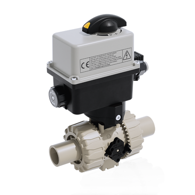 VKDBM/CE 24 V AC/DC - Electrically actuated DUAL BLOCK® 2-way ball valve DN 10:50