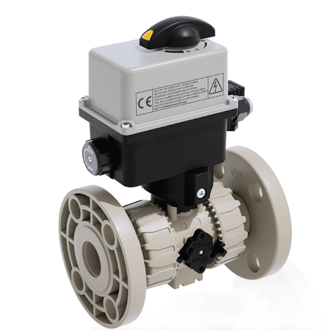 VKROM/CE 24 V AC/DC 4-20 mA - Regulating ball valve DN 10:50