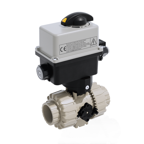 VKRFM/CE 24 V AC/DC 4-20 mA - Regulating ball valve DN 10:50