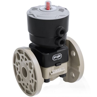 DKOAM/CP DA - Supapă cu diafragmă cu 2 căi acționată pneumatic PN 10 DN 15:65