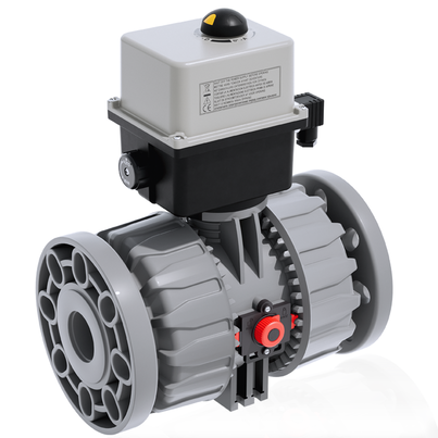 VKDOC/CE - VKDOAC/CE 24 V AC/DC - Robinet cu sfera cu 2 cai DUAL BLOCK® actionat electric DN 65:100