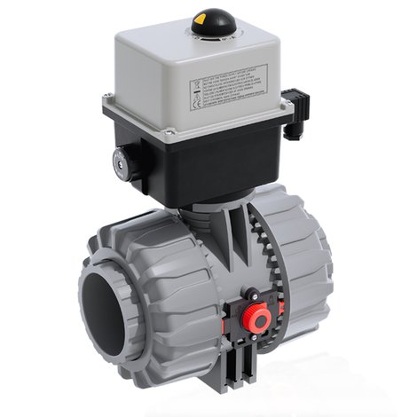VKDIC/CE 24 V AC/DC - Electrically actuated ball valve DN 65:100