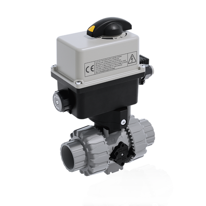 VKDNC/CE 24 V AC/DC - Electrically actuated DUAL BLOCK® 2-way ball valve DN 10:50