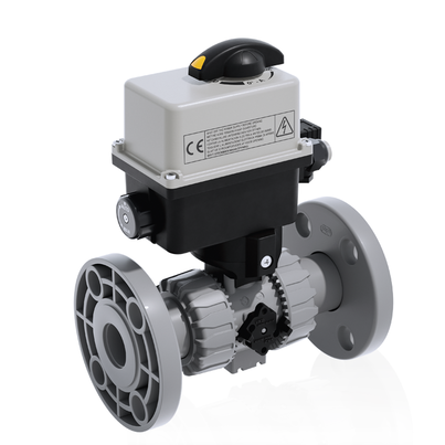 VKDOAC/CE 90-240 V AC - Electrically actuated DUAL BLOCK® 2-way ball valve DN 10:50