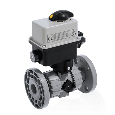 VKDOC/CE 24 V AC/DC - Robinet cu sfera cu 2 cai DUAL BLOCK® actionat electric DN 10:50