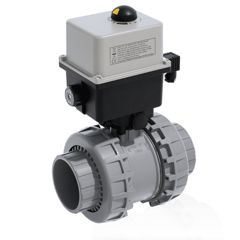 VXEIC/CE 90-240 V AC - electrically actuated  EASYFIT 2-way ball valve