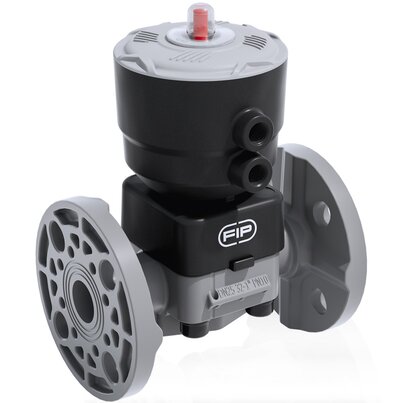 DKOC/CP NC - Supapă cu diafragmă cu 2 căi acționată pneumatic PN 10 DN 15:65