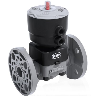 DKOC/CP DA - Supapă cu diafragmă cu 2 căi acționată pneumatic PN 10 DN 15:65
