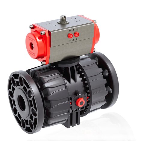 VKDOV - VKDOAV /CP DA - Pneumatically actuated ball valve DN 65:100