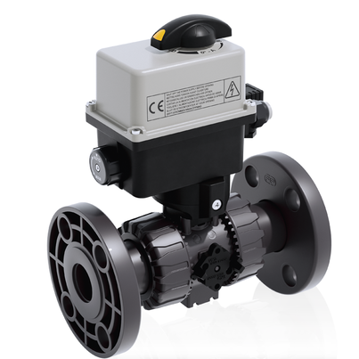 VKROAV/CE 24 V AC/DC 4-20 mA - Electrically actuated DUAL BLOCK® regulating ball valve DN 10:50