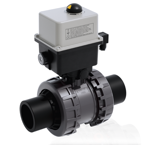 VXEBEV/CE 90-240 V AC - electrically actuated  EASYFIT 2-way ball valve