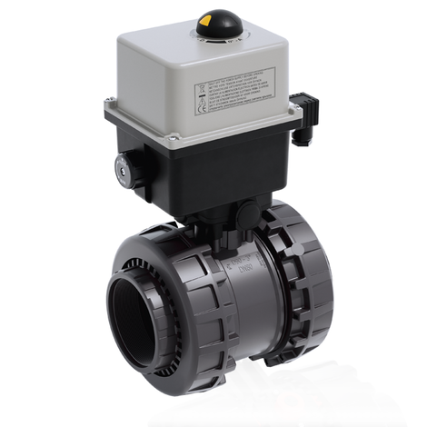 VXEFV/CE 24 V AC/DC - electrically actuated  EASYFIT 2-way ball valve