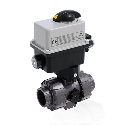 VKDIV/CE 24 V AC/DC - Robinet cu sfera cu 2 cai DUAL BLOCK® actionat electric DN 10:50