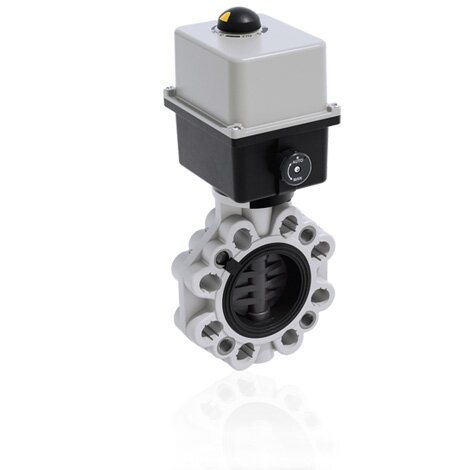 FKOV/CE 90-240V AC - Electrically actuated butterfly valve DN 40:100