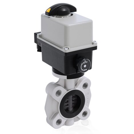 FKOV/CE 90-240V AC - Electrically actuated butterfly valve DN 40:100