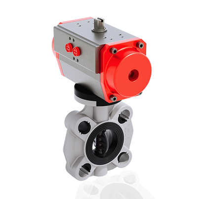 FKOV/CP NO - Pneumatically actuated butterfly valve DN 40:65