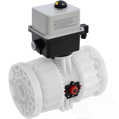 VKDOF - VKDOAF /CE 90-240 V AC - Robinet cu sfera cu 2 cai DUAL BLOCK® actionat electric DN 65:100
