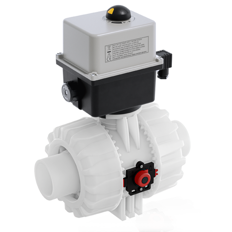 VKDDF/CE 90-240 V AC - Electrically actuated ball valve DN 65:100