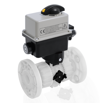 VKDOF/CE 24 V AC/DC - Electrically actuated DUAL BLOCK® 2-way ball valve DN 10:50